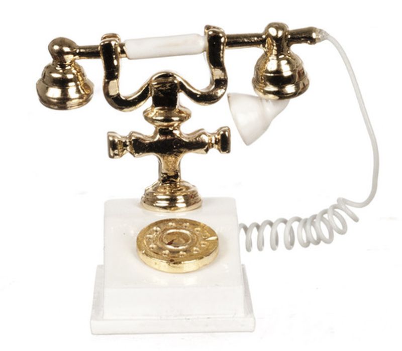 Victorian White Telephone