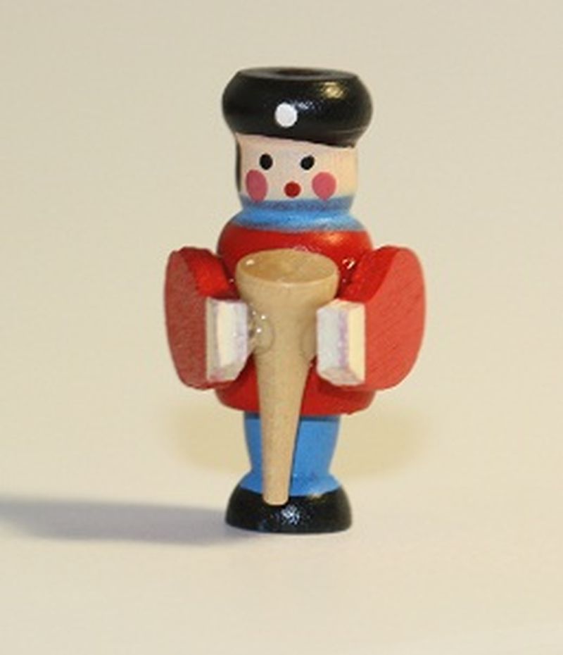 Hand Painted Toy Soldier w/Tan Drum