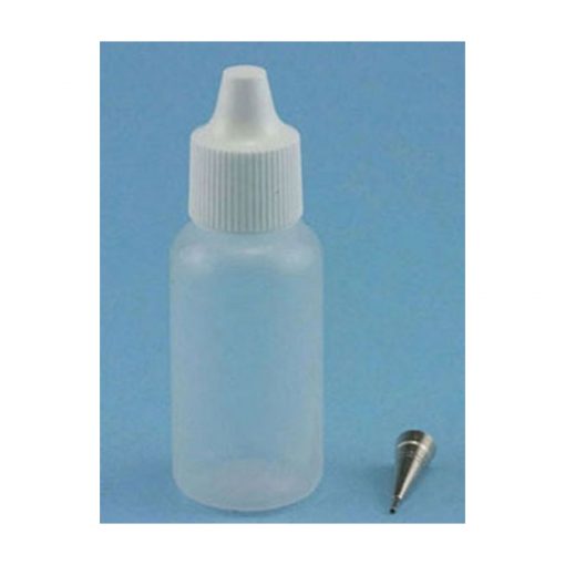 1/2 oz. Squeeze Plastic Bottle with Metal Tip for Miniature Work