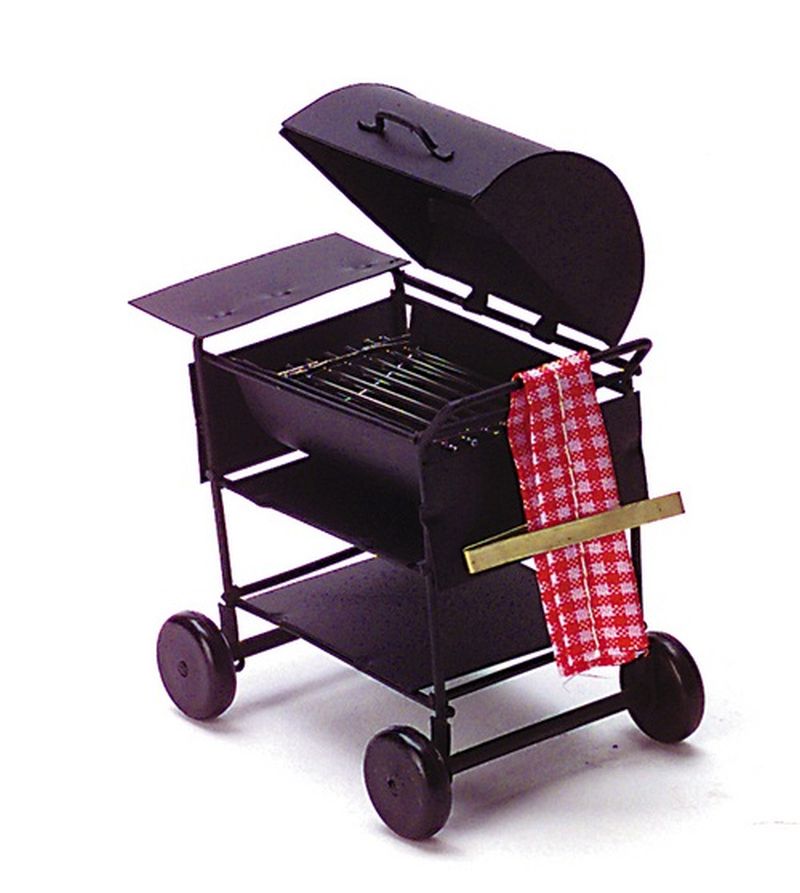 BBQ Grill with Towel