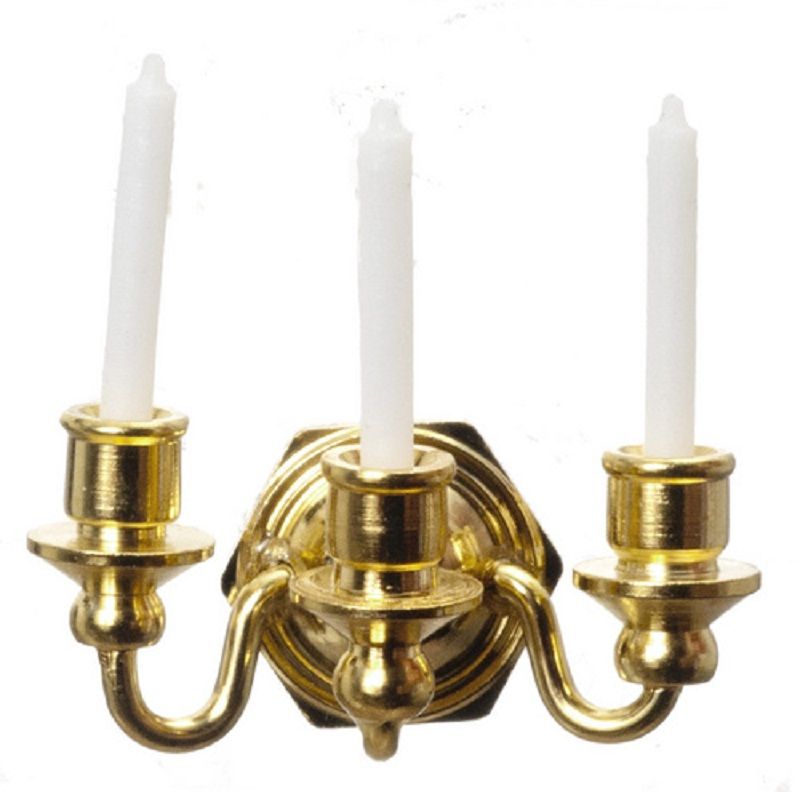 3 Candle Wall Sconce