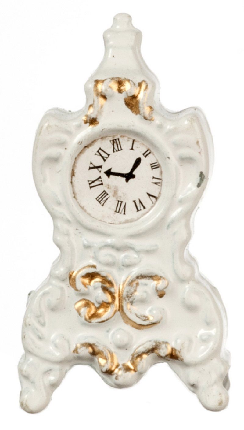White Mantle Clock