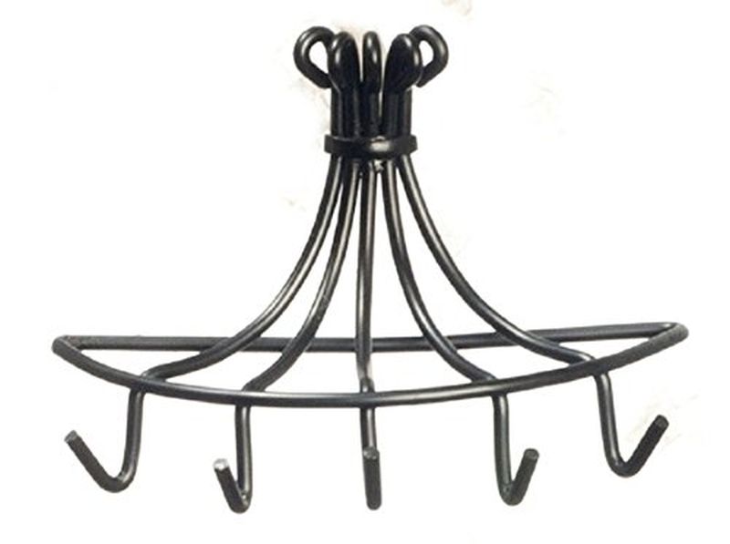 Black Metal Wall Pot Hanger