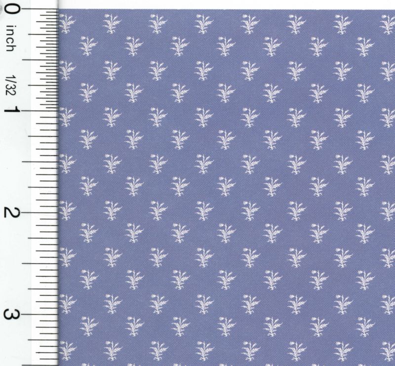 Wallpaper French Thistle Blue
