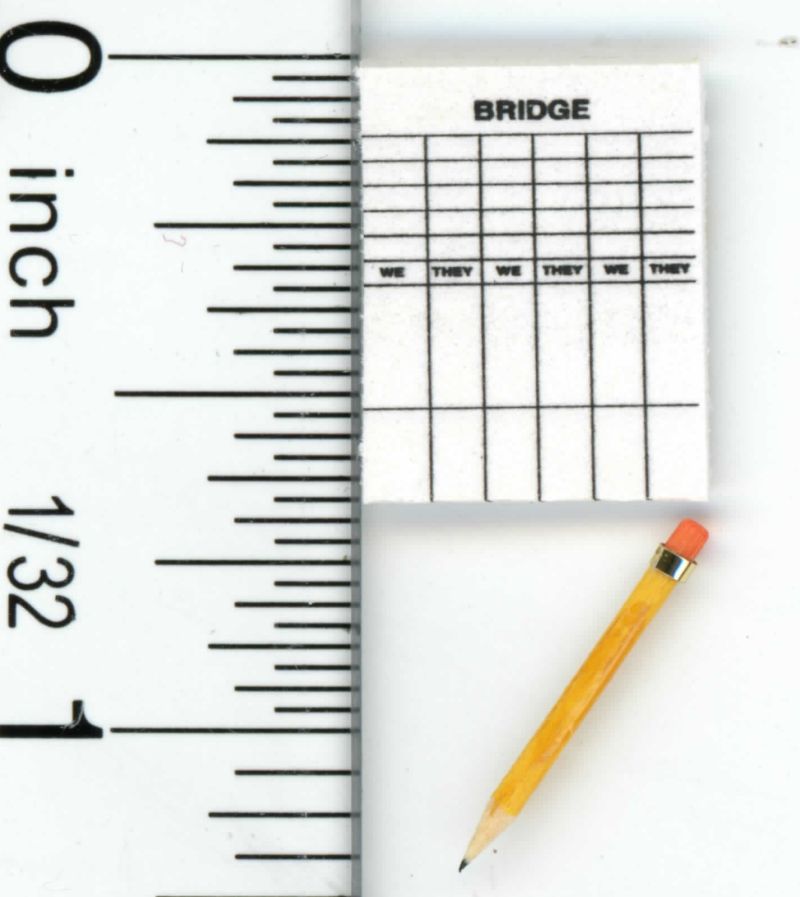 Bridge Pad with Pencil