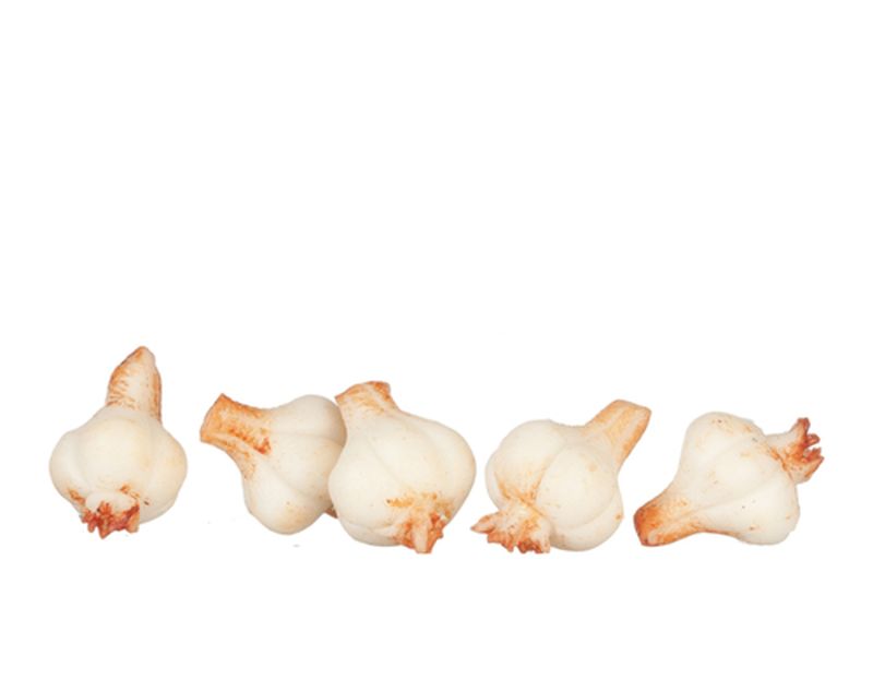 Set of 5 Blubs of Garlic by Miniatures World