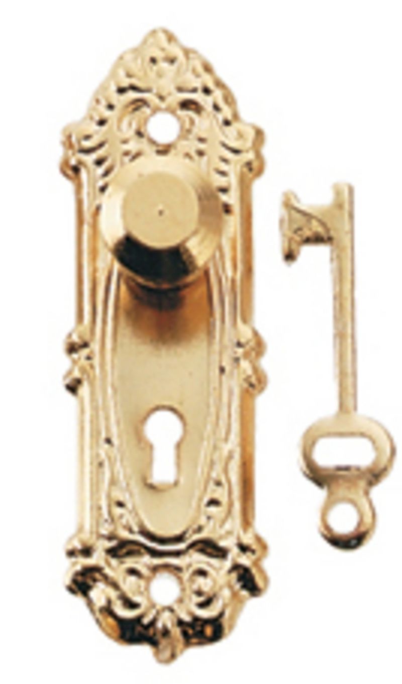 Opryland Gold Plated Door Handle w/Key