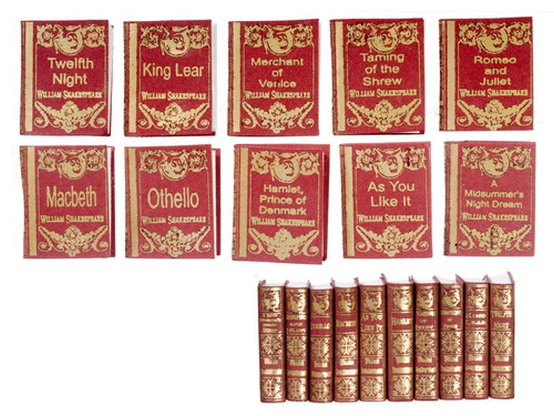 Set of 10 Books of Famous Plays
