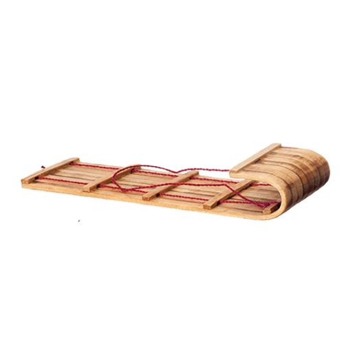 Wooden Toboggan Sled