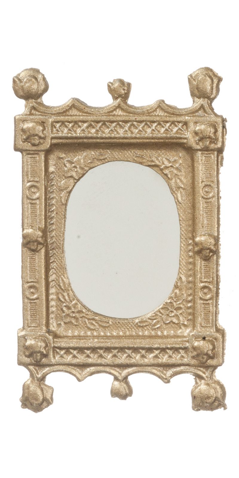 Gold Ornate Mirror by Tiny Details