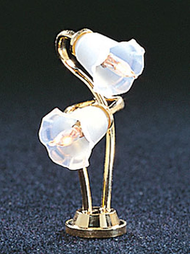 Dual Tulip Shade Desk Lamp by Cir-Kit Concepts