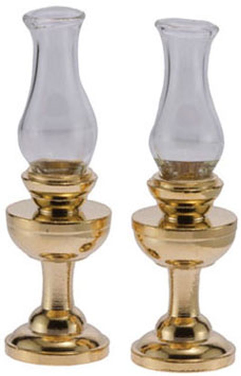 Set of 2 Non-working Kerosene Lamps
