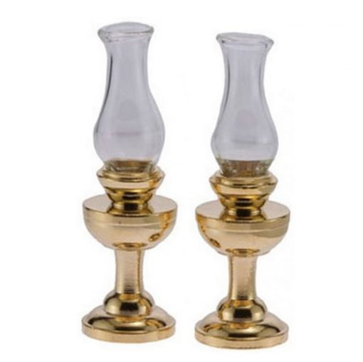 Set of 2 Non-working Kerosene Lamps