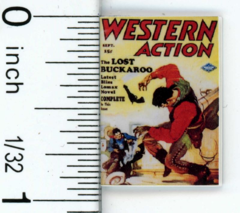 Vintage Western Action Comic by Cindi's Mini's