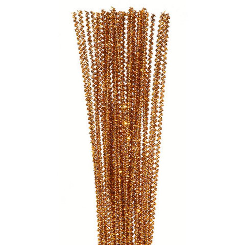 Set of 35 Gold Tinsel Stems