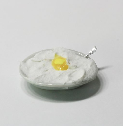 Mashed Potatoes in Serving Dish by Raindrop Miniatures