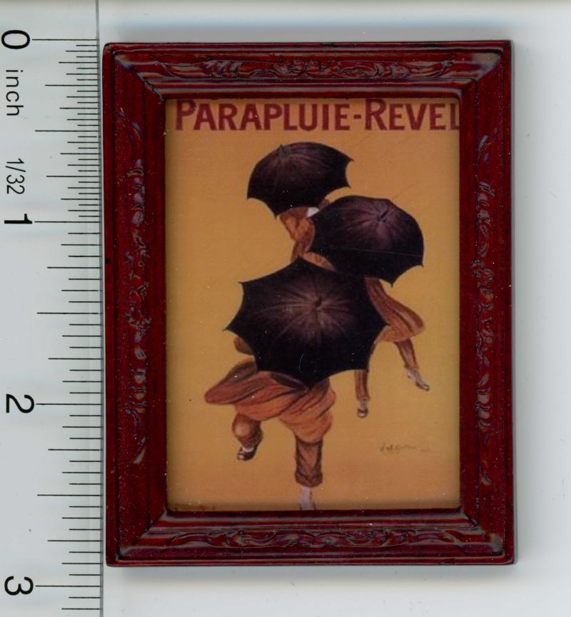Dark Framed Print of a Famous French Poster