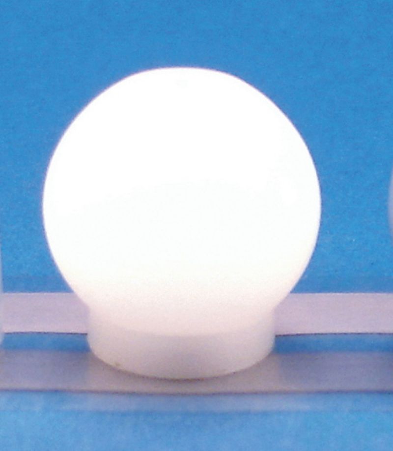 Round White 12V Pin-In Ceiling Globe by Miniature House