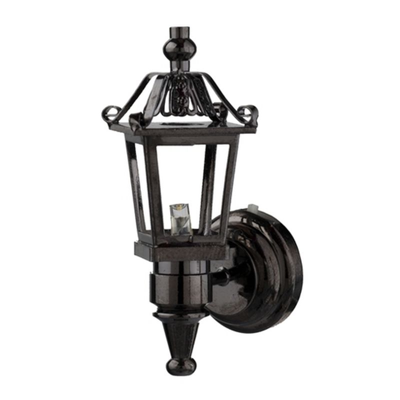 LED Black Nickel Coach Lamp by Houseworks