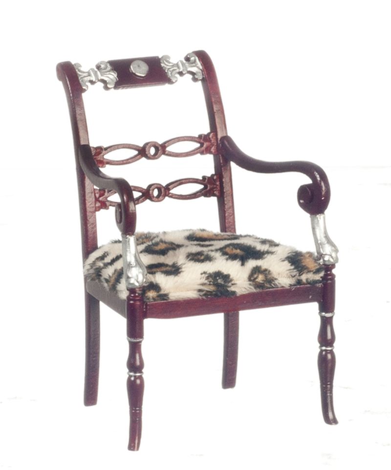 Art Nouveu Armchair in Mahogany by Town Square Miniatures
