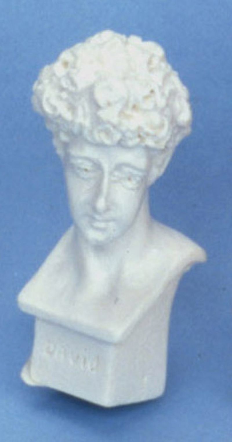 White Resin Bust of David by Falcon Miniatures