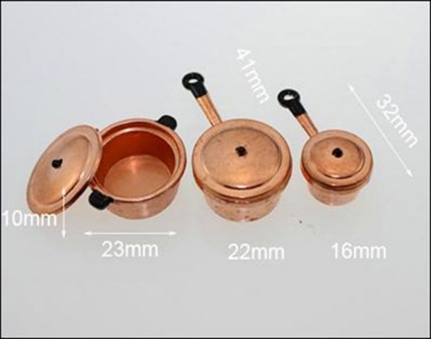 copper cooking pot set