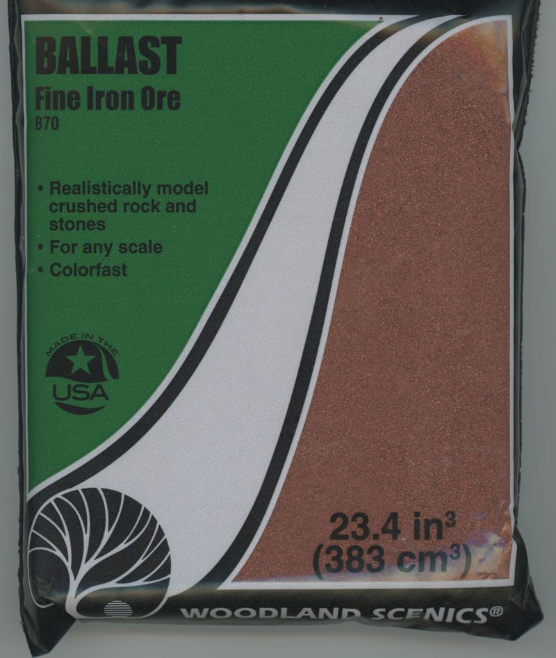 Fine Ballast - Iron Ore by Woodland Scenics