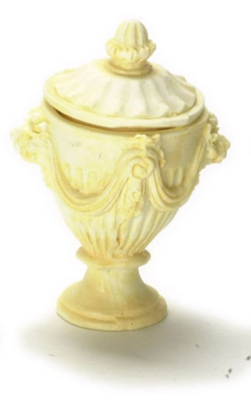 Ivory Jardiniere w/Removable Lid by Falcon Miniatures