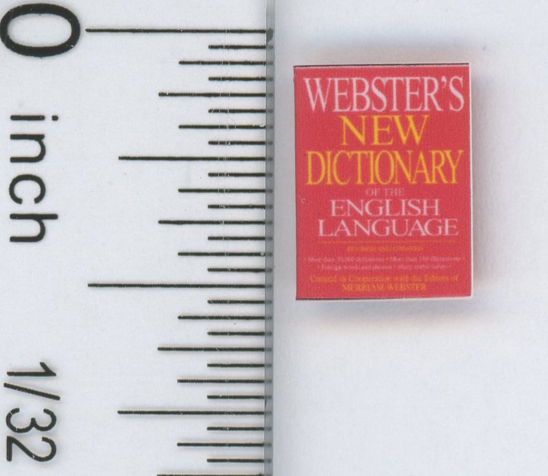 1:24 Scale Dictionary by Cindi's Mini's