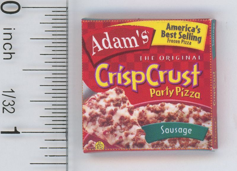 Box of Crispy Crust Sausage Frozen Pizza by Cindi's Mini's