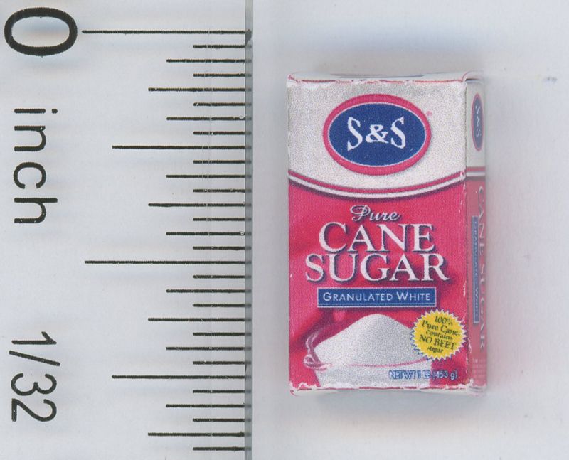Pink & White Box of Pure Cane Sugar by Cindi's Mini's