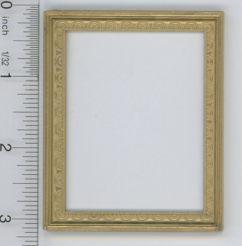Large Rectangular Victorian Gold Picture Frame
