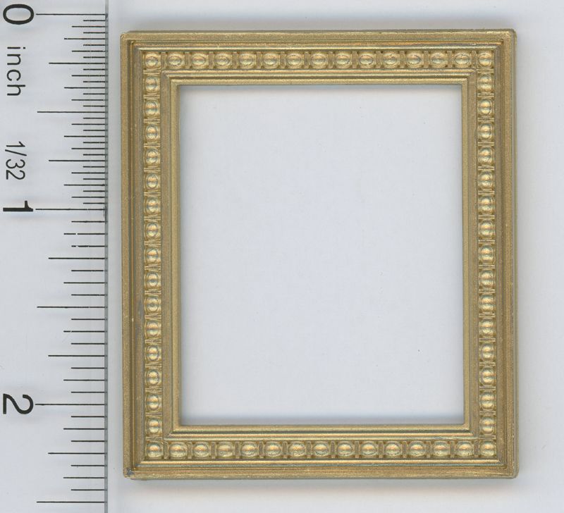 Beaded Victorian Gold Picture Frame