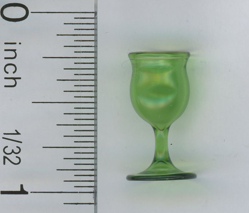 Green Wine Glass by Royal Miniatures