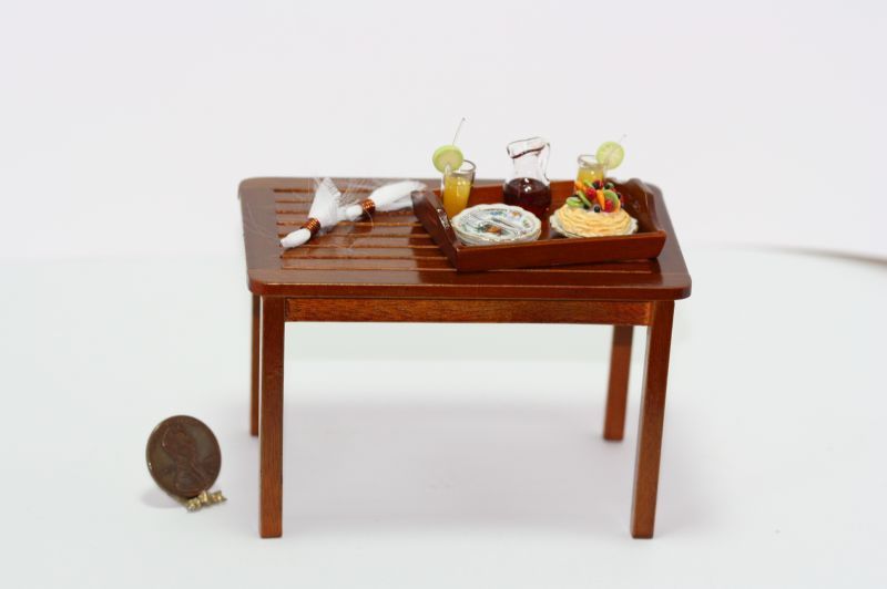 Garden Table w/Dessert Tray by Reutter Porcelain