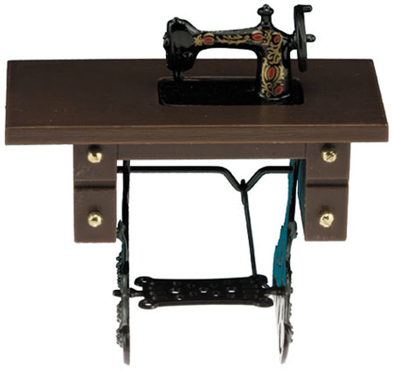 Sewing Machine on Walnut Stand by Classics of Handley House