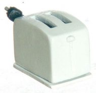Metal Retro Toaster in White by Falcon Miniatures