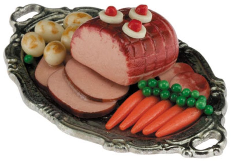 Ham Dinner on Serving Platter by Classics of Handley House