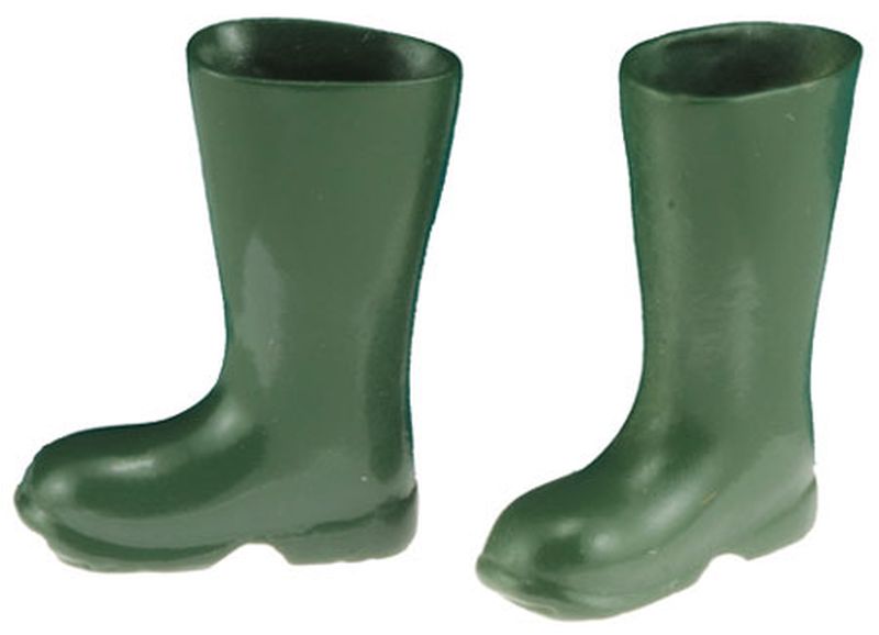 Green Rubber Boots by Classics of Handley House