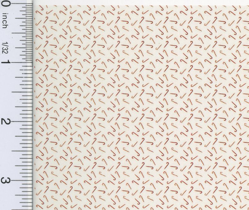 1:48 Scale "Candy Cane" Wallpaper by Itsy Bitsy Mini