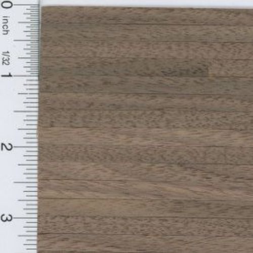 Dollhouse Floor Paper Wood Flooring in Walnut