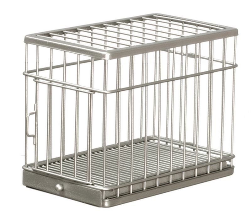 Large Dog Cage in Galvanized Wire