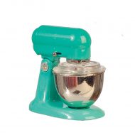 Turquoise Blue Mixer w/Bowl by Falcon Miniatures