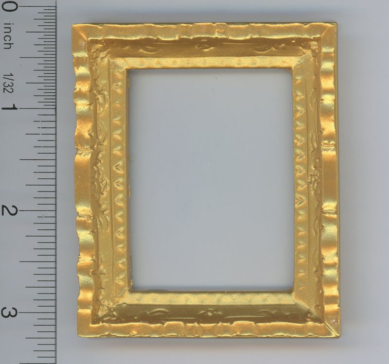 Ornate Gold Frame w/Real Glass