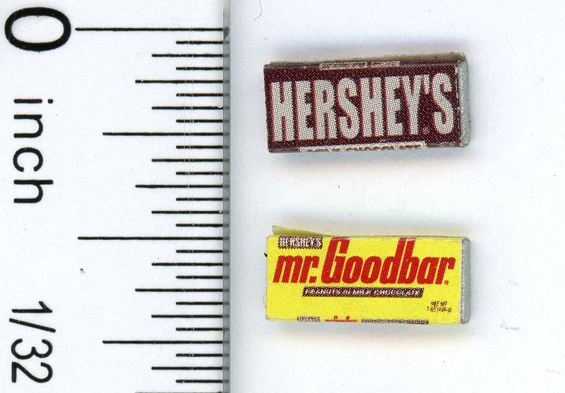 Set of Two Chocolate Candy Bars