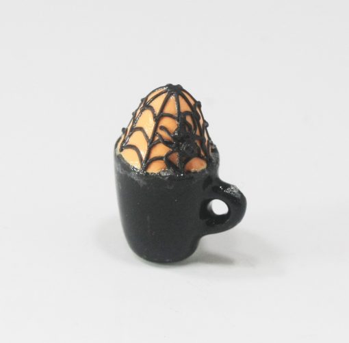 Halloween Fancy Spider Drink Mug by Town Square Miniatures g6282