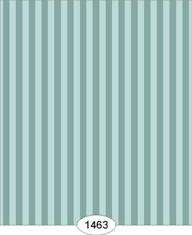 Parisian Stripe Teal Blue Wallpaper