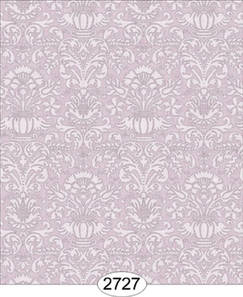 Annabelle Mini Damask Purple Orchid Wallpaper