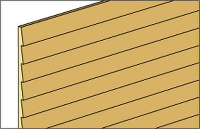 3/8 Inch Clapboard Siding by Northeastern Scale Lumber Co.