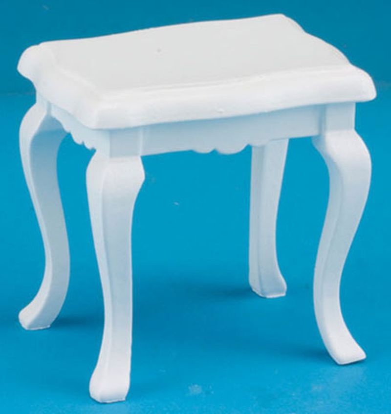 Side Table in White Painted Wood by Classics of Handley House